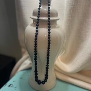 Classic Black onyx Beaded Necklace - Elegant Women’s Jewelry